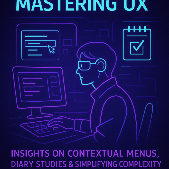 Mastering UX: Insights on Contextual Menus, Diary Studies & Simplifying Complexity