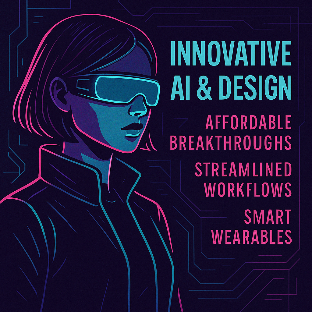 Innovative AI & Design: Affordable Breakthroughs, Streamlined Workflows, and Smart Wearables