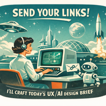 Send Your Links: I’ll Craft Today’s UX/AI Design Brief